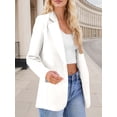 thumbnail image 4 of Weardear Women's Fall Business Casual Blazers Long Sleeve Notch Lapel Trendy Work Office Blazer Jackets Outerwear, 4 of 6