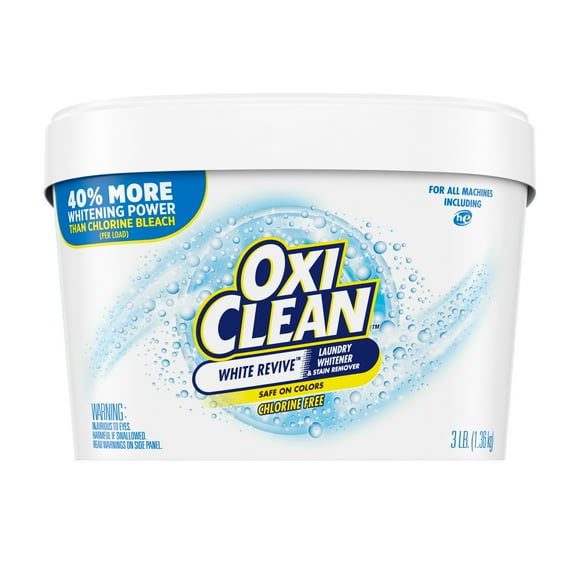 OxiClean White Revive Laundry Whitener + Stain Remover, 3 lbs.