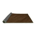 thumbnail image 2 of Ahgly Company Indoor Round Abstract Turquoise Blue Contemporary Area Rugs, 4' Round, 2 of 4