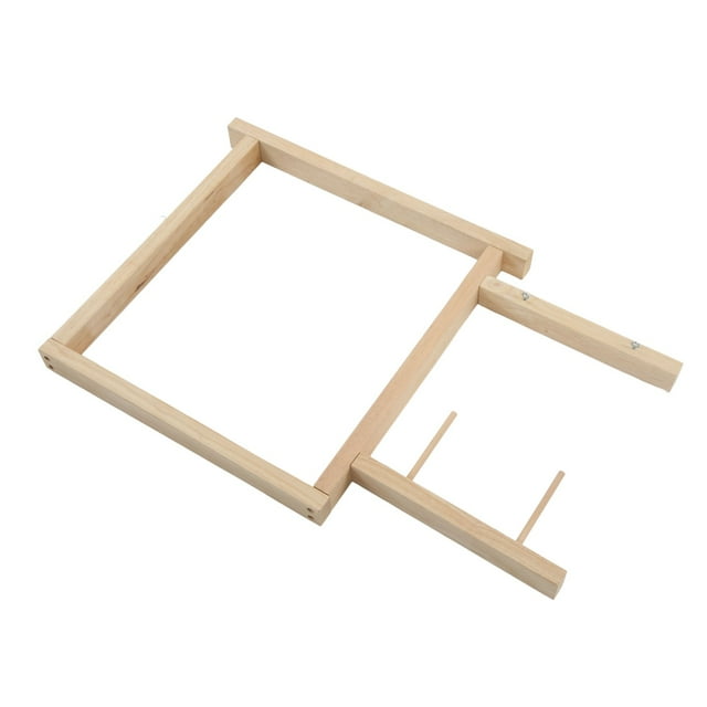 Rug Making Frame, Wood Texture Tufting Frame Easy Installation For Tapestry For Sewing