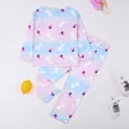 thumbnail image 4 of ATAIKU Toddler and Little Girl Pajamas Set Kids Long Sleeve Tee and Pants Unicorn Sleepwear Girls 2-Piece Jammies 8 Years, 4 of 13