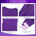 thumbnail image 3 of Daphne Costume for Adult Women's Purple Mini Dress Costumes with Cosplay Accessoires Set, 3 of 4