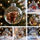thumbnail image 1 of 6pc Funny Highland Cow Ornament 2025, Christmas Baubles Transparent Christmas Balls, Christmas Tree Hanging Ornament, 2026 Wildlife Wonders Collection, 1 of 5