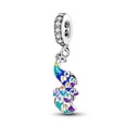 thumbnail image 1 of Charms 2023 Nuevo 925 Plata Esterlina Rosa Ballet Niña Colgante Encantos Abalorios Ajuste Original Pulsera Collar DIY Fabricación De Joyas Gao Jiahui unisex, 1 of 2
