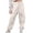 Khaki, variant on Crunowin Girls Kids Cargo Pants Functional Side Pockets Relaxed Fit Spring Fall Khaki Size 9