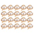 thumbnail image 1 of Decoration Pearl Rivet,20 Pcs Half Bead DIY Pearl Rivet Pearl Clip Button Smooth Operation, 1 of 5
