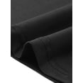 thumbnail image 5 of DARING DIVA Women's Plus Tops Puff Crew Neck Tunic Blouses 1X Black, 5 of 6