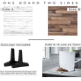 thumbnail image 3 of V-FLAT WORLD Duo Board - 24x24" Double Sided Surface Board, Whitewash/Hickory Planks, 3 of 10