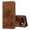 Brown, variant on ELEHOLD Case for Google Pixel 9 / 9 Pro, Premium PU Leather Wallet Flip Case Folio Cover with Card Holder Kickstand,Red