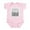 Petal Pink, variant on CafePress - PITTSBURGH Infant Bodysuit - Baby Light Bodysuit, Size Newborn - 24 Months