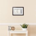 thumbnail image 2 of ArtToFrames 8x10 inch Diploma Frame with 1.5x8 Tassel Opening - Framed in Grey and Black Frame with Black and Gold Mats, Comes with Regular Glass and Sawtooth Hanger (D-T-4448-8x10), 2 of 4