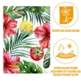 thumbnail image 2 of Tropical Fruits Flowers and Palm Leaves Garden Flag Double Sided House Flag for Outdoor Home, Personalized All Year Round Yard Decor 12 x 18 Inch, 2 of 6
