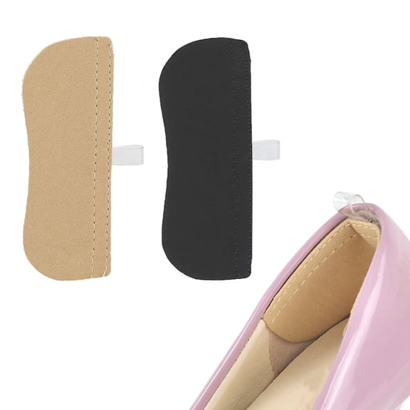 SEWCHICS 2 Pairs of Anti Skid Shoe Grippers Black Heel Grips Liner Cushion for High Heels