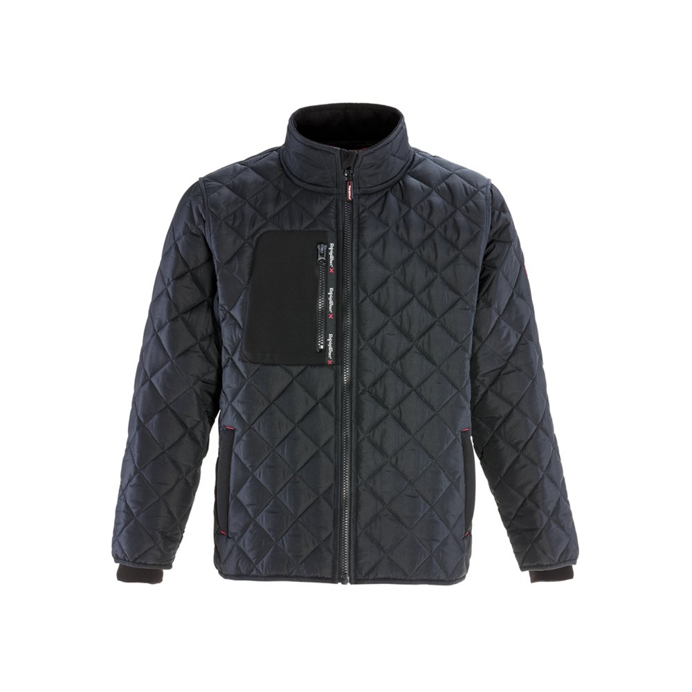 RefrigiWear RefrigiWear Diamond Quilted Insulated Jacket with Fleece