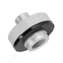 Portable Outdoor Camping Stove Adapter Flat Gas Tank Cooking Adapter Tool Propane to Butane Adapter,1 x Air tank connector,Silver