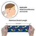 thumbnail image 6 of Naloa Cartoon Shark Fashionable Sport Sweatband for Running, Yoga, Basketball - Head Circumference 19.6-22.4 inches, 6 of 9