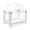 PP-White, variant on Beberoad Love Universal Pack N Play Mosquito Net Cover, Breathable Playard Mesh Canopy with Dual-Way Zipper, Black