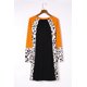 thumbnail image 2 of ABPHQTO Minivestido de mujer con escote en V y estampado de leopardo negro, 2 of 5
