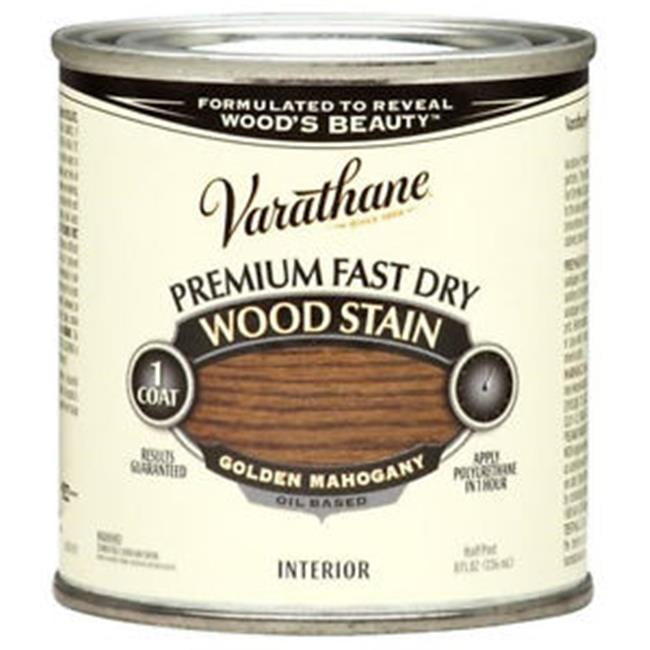 Varathane 262033 12 Pint Golden Mahogany Fast Dry Wood Stain Walmart