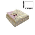 thumbnail image 3 of LHNFT Lightweight Summer Quilt Twin Breathable Soft Cooling Quilt for Bed Sofa Travel Floral Print Machine Washable for All Ages, 59x79 inch, 3 of 7