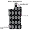thumbnail image 4 of DistinctInk Custom SKIN / DECAL compatible with OtterBox Commuter for iPhone 11 (6.1" Screen) - Black Grey White Argyle, 4 of 5