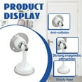 thumbnail image 3 of TALENO Door Stoppers for Bottom of Door,Wear-Resistant and Corrosion-Resistant Magnetic Door Stopper,Matching Film and Screws Door Stopper,white, 3 of 7