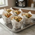 thumbnail image 5 of Panificio 2 oz Tulip Vintage Floral Paper Tall Baking Cup - 3 1/4" x 3 1/4" x 3 1/4" - 200 count box, 5 of 6