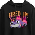thumbnail image 3 of Disney Frozen 2 - Fired Up - Juniors Cropped Pullover Hoodie, 3 of 5