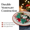 thumbnail image 4 of BIA Cordon Bleu Holiday Festive Round Stoneware Stackable Party Plate Set 4-Piece 6-Inch, 4 of 7