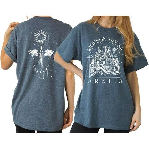 Xaden Riorson House Aretia Shirt - Iron Flame Dragon Rider Shirt, Fourth Wing T-shrirt