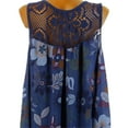 thumbnail image 3 of Robe Mode Grande Taille Femme Sans Manches en Dentelle Imprimée Robe Ample Décontractée d'Été, 3 of 5