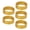 Gold, variant on 5pcs 10mm / 0.4 inches Aluminum Alloy Bike Headset Washer Spacers for Mountain Road Fixed Gear Bicycles, Inner Diameter 28.6mm / 1.12in, Gold Front Fork Stem Ring Replacement Part