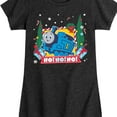 thumbnail image 3 of Thomas & Friends - Thomas Ho Ho Ho - Youth and Toddler Girls Fitted Short Sleeve Graphic T-Shirt, 3 of 5