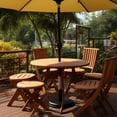 thumbnail image 3 of 2 Sets of Convenient Table Umbrella Rings with Caps Sunshade Hole Rings for Outdoor, 3 of 8