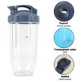 thumbnail image 4 of 32oz Replacement Cups With Flip Top To Go Lid For 600w And Pro 900w Blender (), 4 of 5