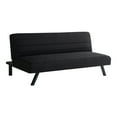 thumbnail image 2 of Serta Danbury Modern Twin Futon, Black Woven Fabric, 2 of 12