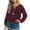 Wine, variant on Cardigan Sweaters for Women Cotton Long Sleeve Knit Chunky Cardigans with Pockets Loose Button-Down Outerwear Red, M