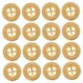thumbnail image 5 of KALLORY 100Pcs Plastic Sewing Buttons in Golden Vintage Style for Crafting Clothes and Coats, 5 of 8