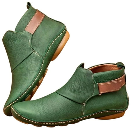 

Resistant Snow Boot Casual Fashion Easy To Wear And Take Off Wear-Resistant Non-Slip Green 41