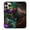 Purple Green Galaxy Marble, variant on WIRESTER Shockproof Soft Rubber Cover Case for Apple iPhone 16 Pro Max 6.9" 2024, Purple Green Galaxy Marble
