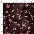 thumbnail image 6 of Soimoi Minky Red Fabric By the Yard - 56 Inch Wide - Florals, Leaves Print Fabric - Elegant & Beautiful Patterns for Fashion and Home Decor Printed Fabric, 6 of 6