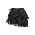 thumbnail image 2 of Black Lace Ruched Bustle Skirt, 2 of 3