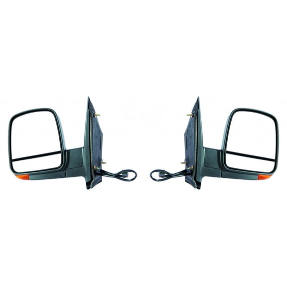 For Chevy Express 3500 Door Mirror 2008-2018 Pair Driver and Passenger Side Power Heated w/ Signal Indicator GM1320397