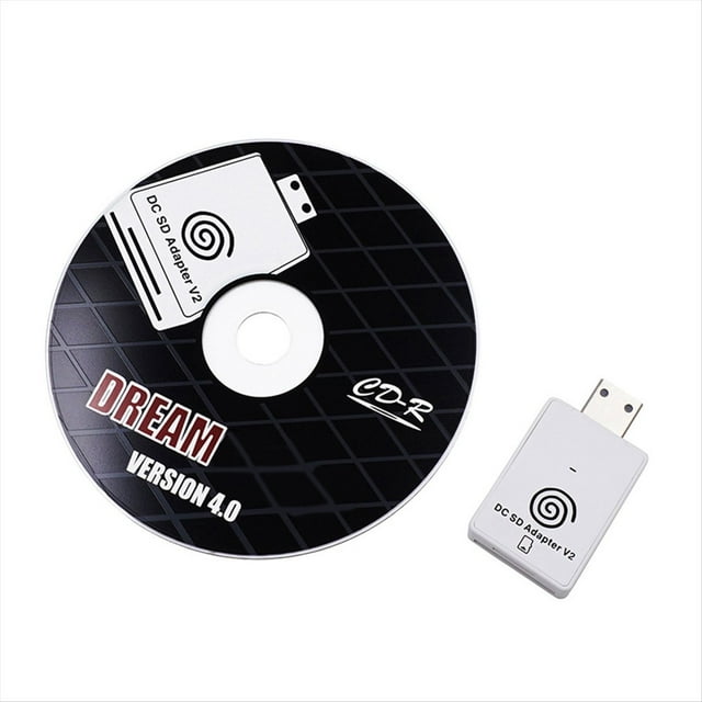 Para Lector de Tarjetas SD para Dreamcast Dreamshell V4.0 Adaptador de Reproductor de Juegos de Tarjeta TF + CD con Cargador de Arranque DreamShell