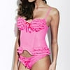 Smart & Sexy - Ruffle Mesh Bustier and Thong Panty Set