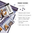 thumbnail image 3 of Lantern Press 1000 Piece Jigsaw Puzzle, Mt. Washington, New Hampshire, Fox Scene, 3 of 5