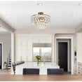 thumbnail image 2 of Mila 18 inch flush mount in brass, 2 of 4