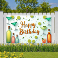 thumbnail image 6 of Colorful Design Happy Birthday Banner Cocktail Theme Party Decor Elegant Style for Birthday Celebration Event Decor Indoor Party, 6 of 8