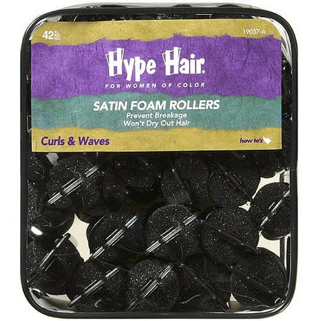 Scunci Hype Hair For Women Of Color Satin Foam Rollers 42 Ea