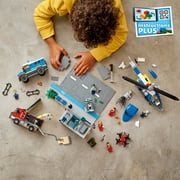 LEGO City Police Chase 60317 Bank with Helicopter, Drone and 2 Truck Toys for Kids 7 Plus Years Old, 2022 Adventures Series Building Sets